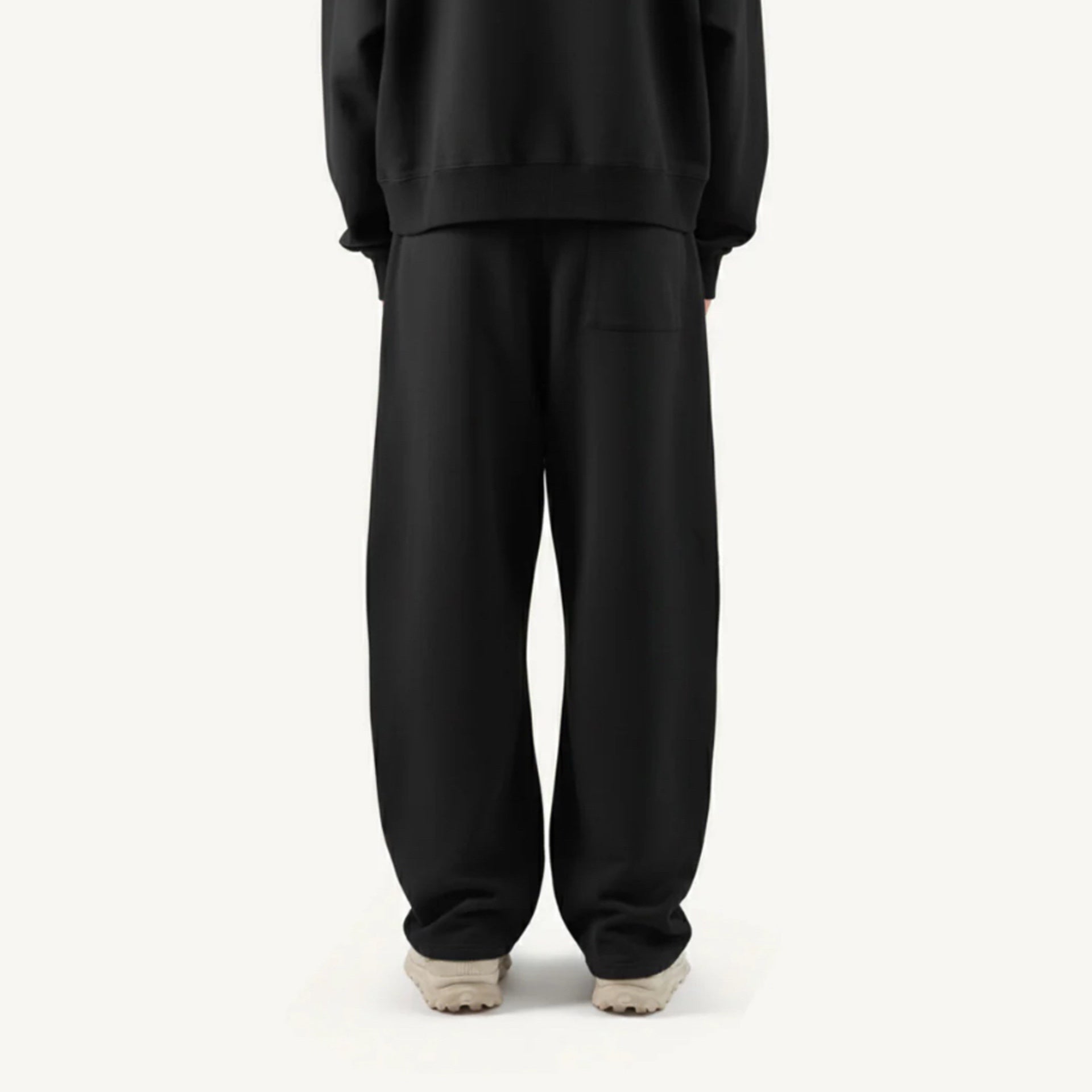 ESSENTIAL BAGGY PANT <NOIR>