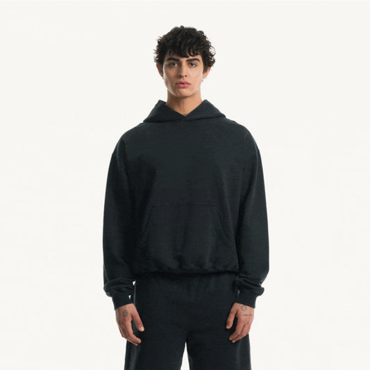 ESSENTIAL HOODIE <NOIR VINTAGE>