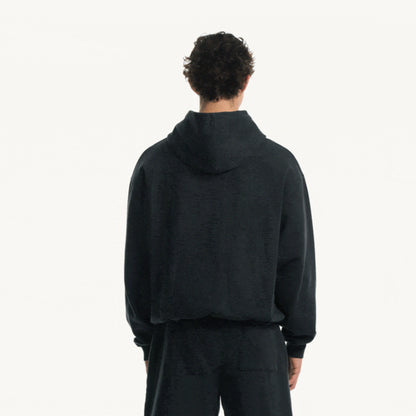 ESSENTIAL HOODIE <NOIR VINTAGE>