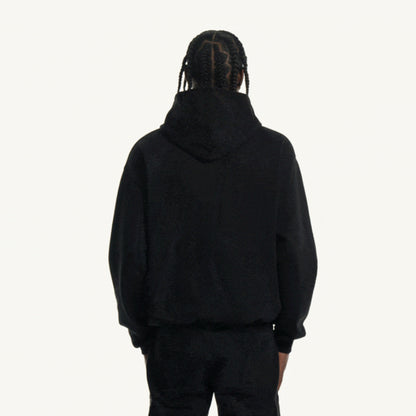ESSENTIAL HOODIE <NOIR>
