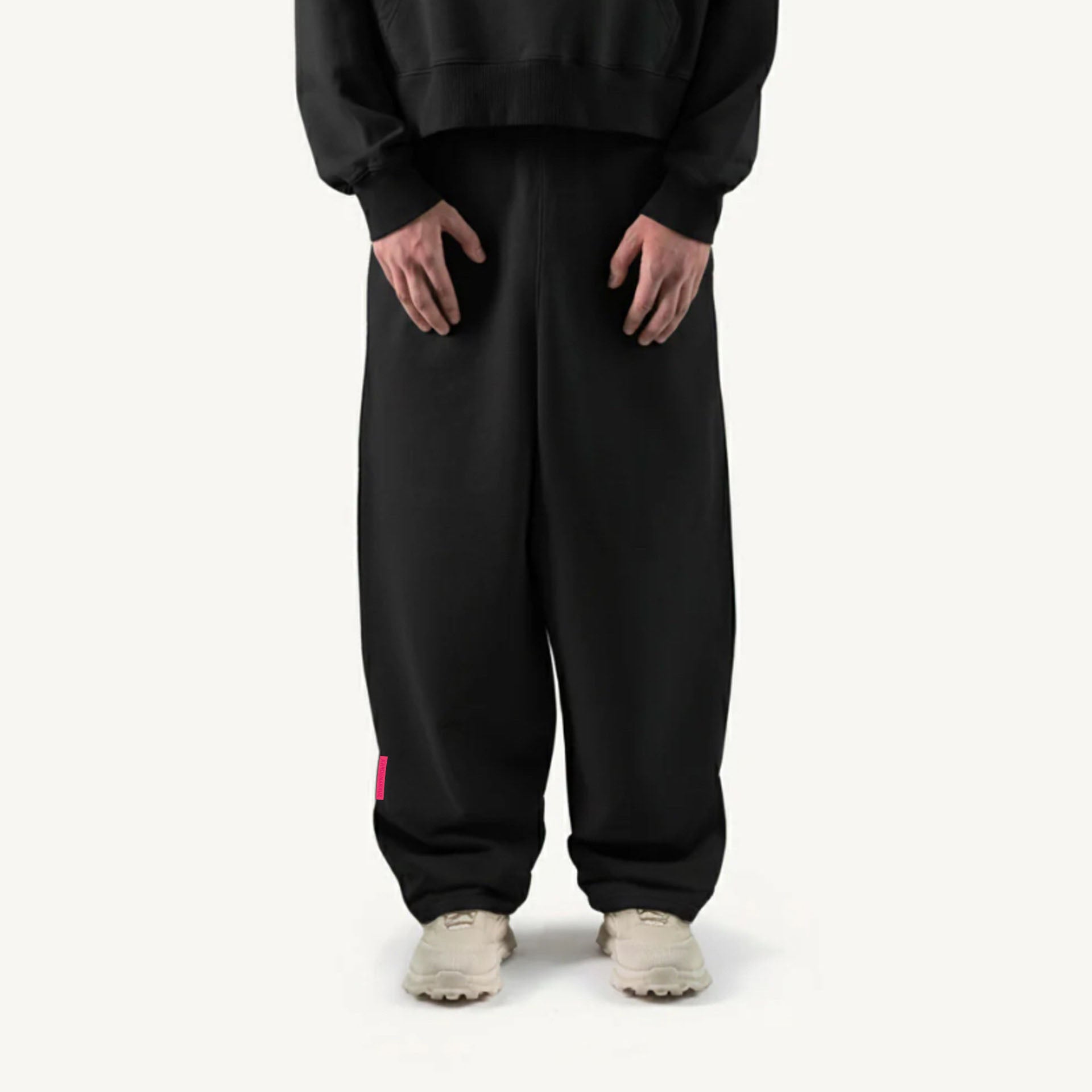 ESSENTIAL BAGGY PANT <NOIR>