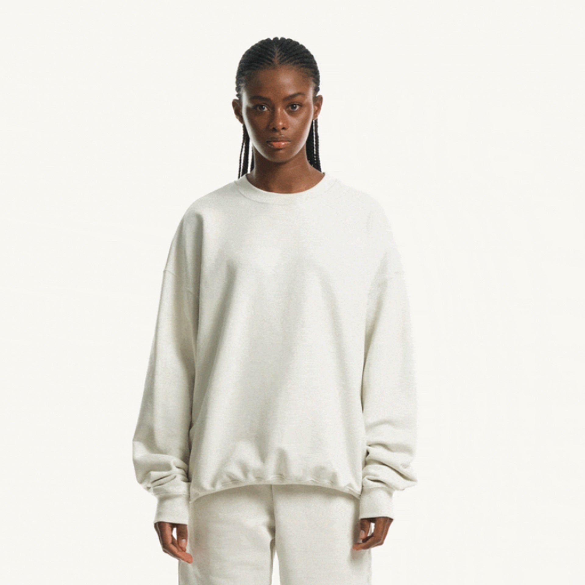 ESSENTIAL SWEATER <BLANC CASSE>